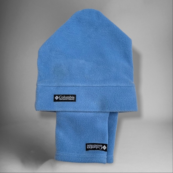 Vintage Columbia Unisex  fleece hat with matching infinity scarf - Picture 2 of 5